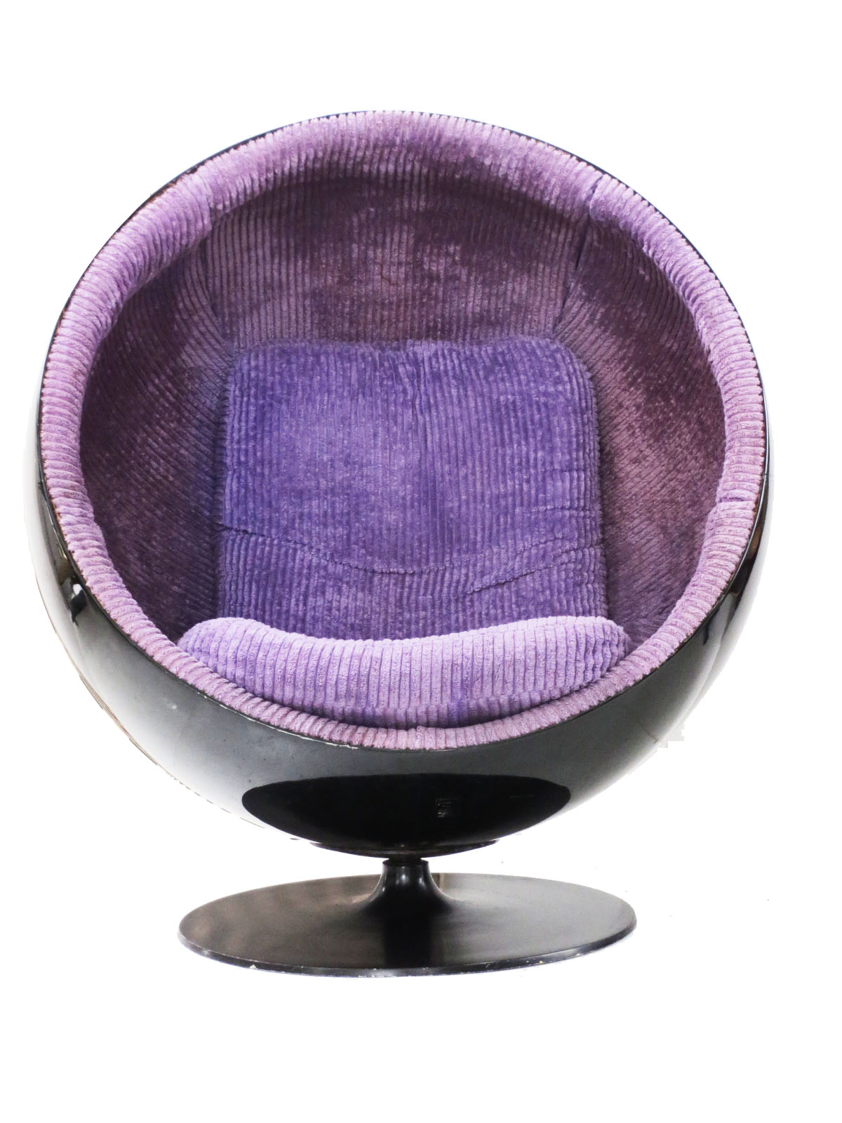 EERO AARNIO ASKO BALL CHAIR 1966 PURPLE BLACK